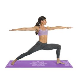 GOFIT YOGA MAT- PURPLE LOTUS FLOWER