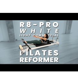 ALIGN PILATES STUDIO REFORMER, R8 PRO - WHITE